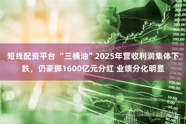 短线配资平台 “三桶油”2025年营收利润集体下跌，仍豪掷1600亿元分红 业绩分化明显